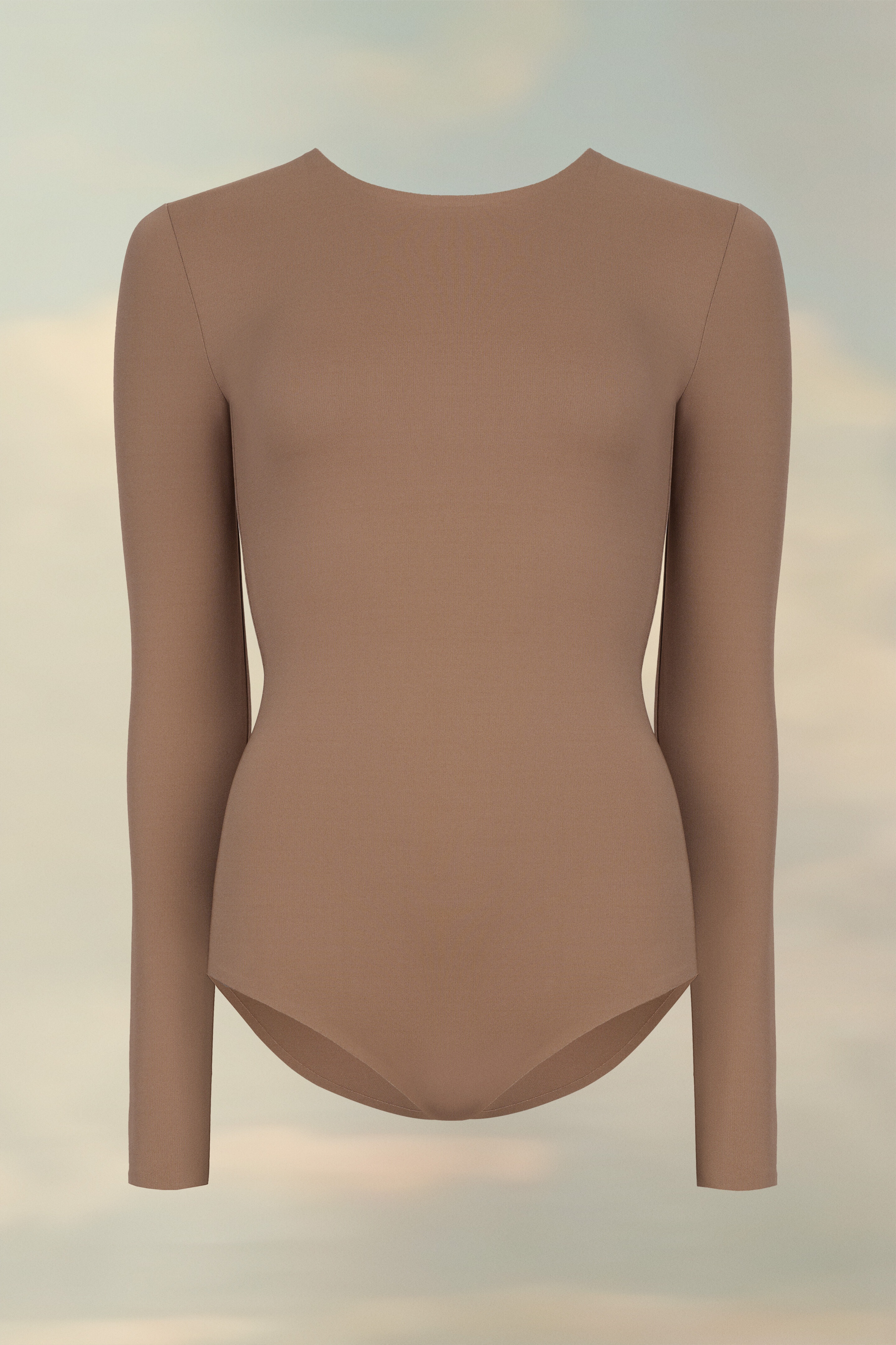 Viscose Long-Sleeve Bodysuit - 1