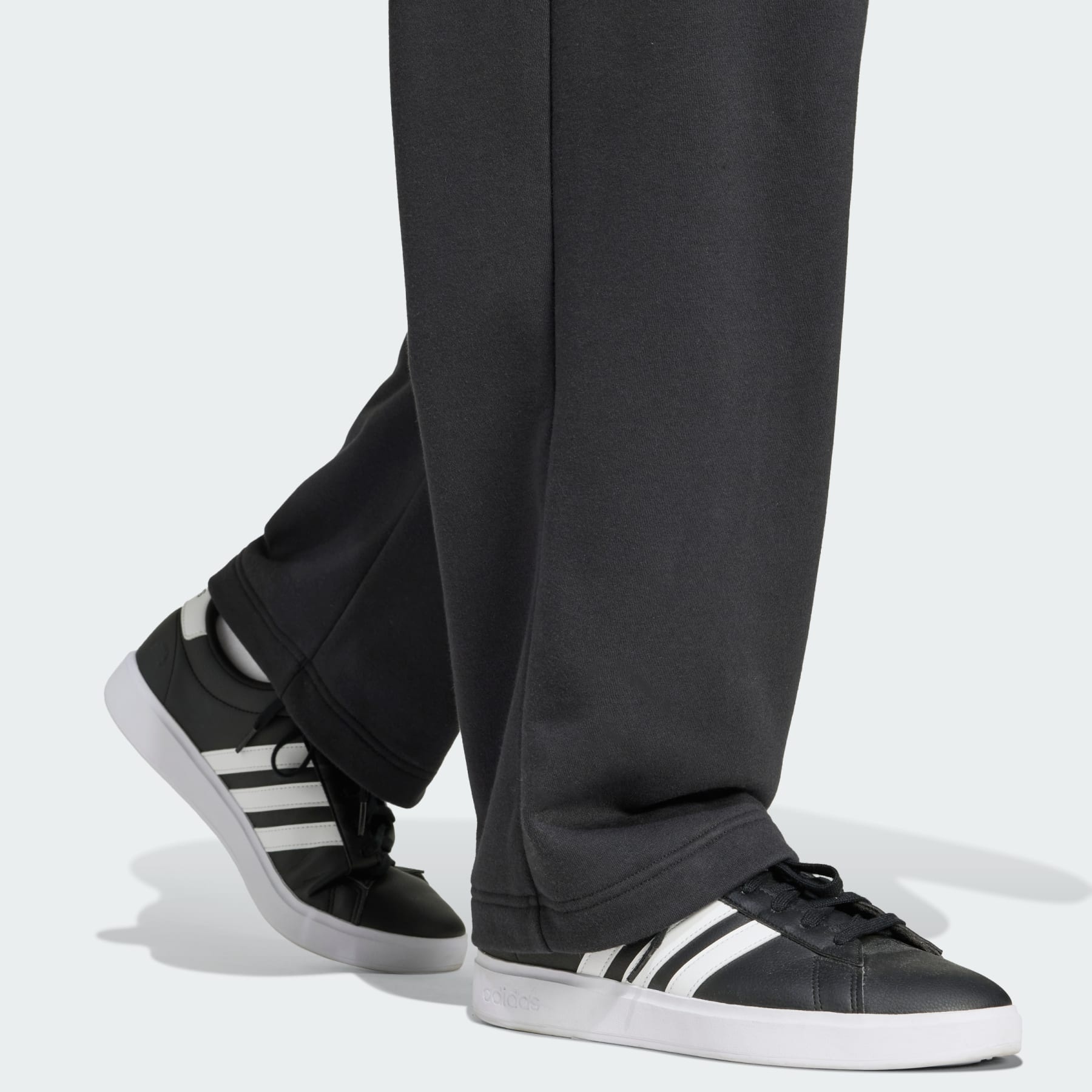 Essentials Wide Leg 3 Bar Logo Pants - 6