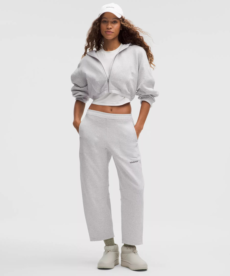 Loungeful Barrel-Leg High-Rise Cropped Pant 1