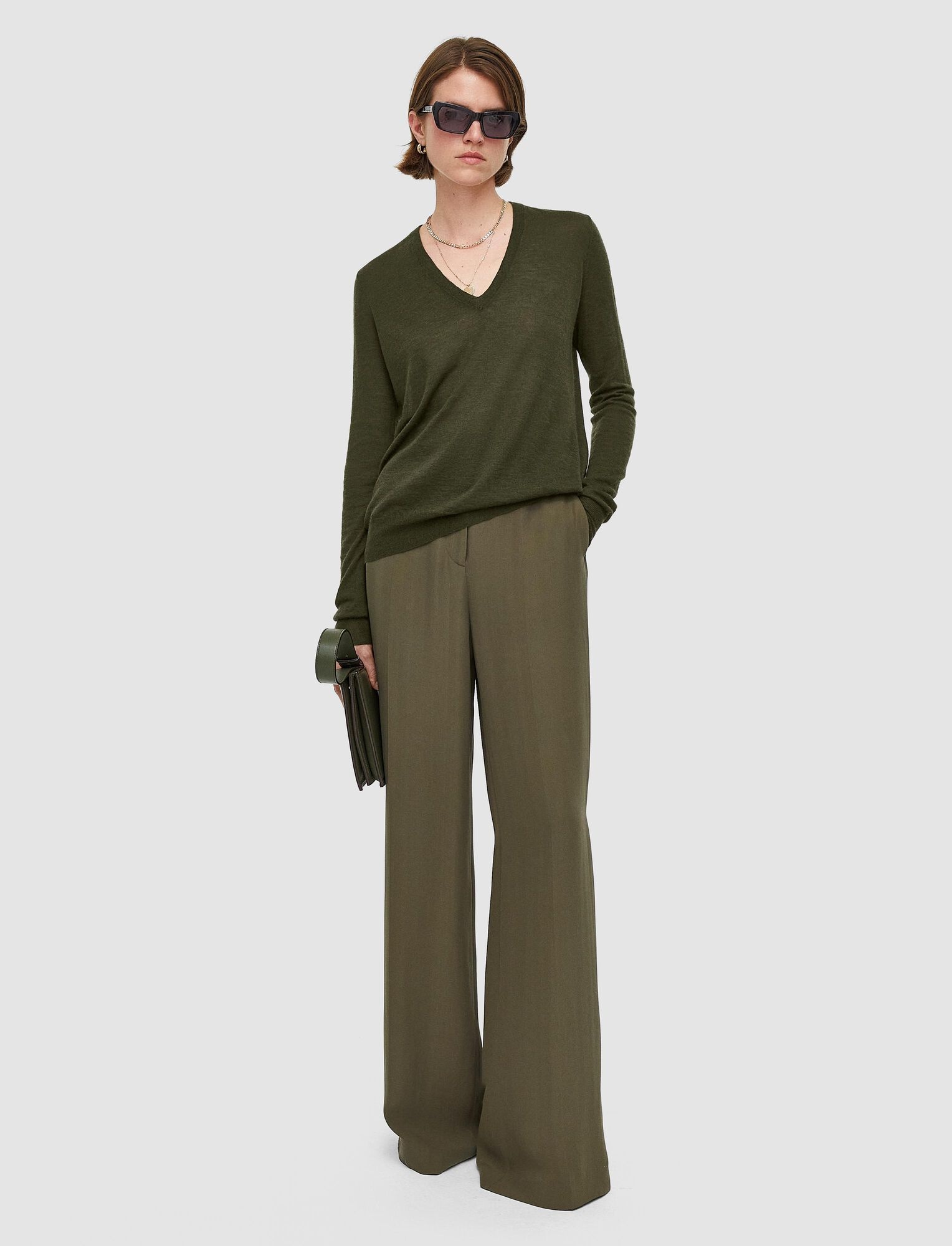 Cashair V Neck Jumper - 2