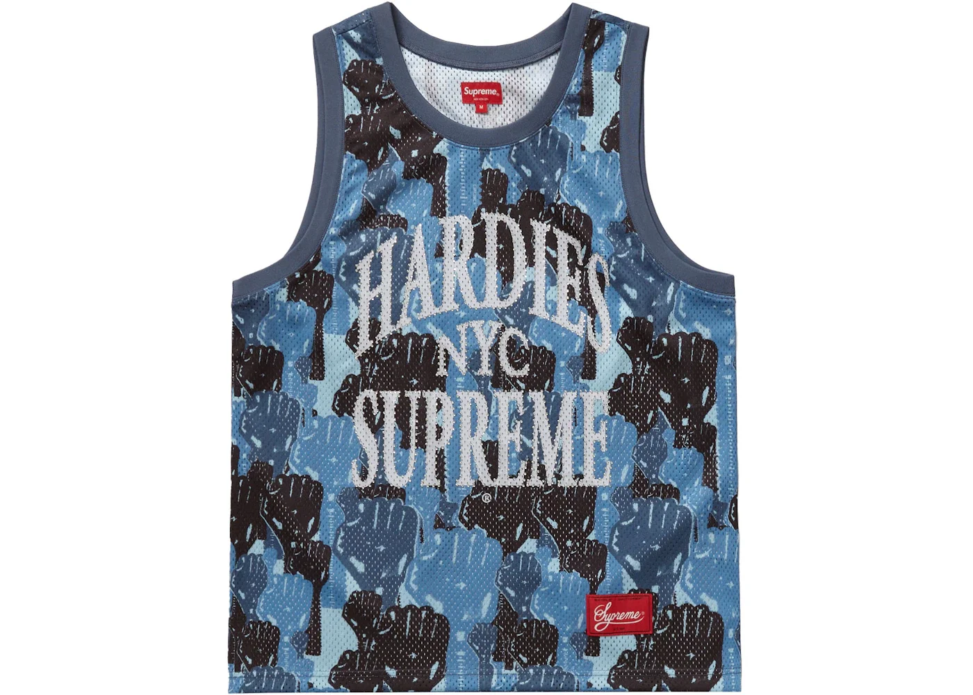 Supreme Camo Basketball Jersey Blue - 1