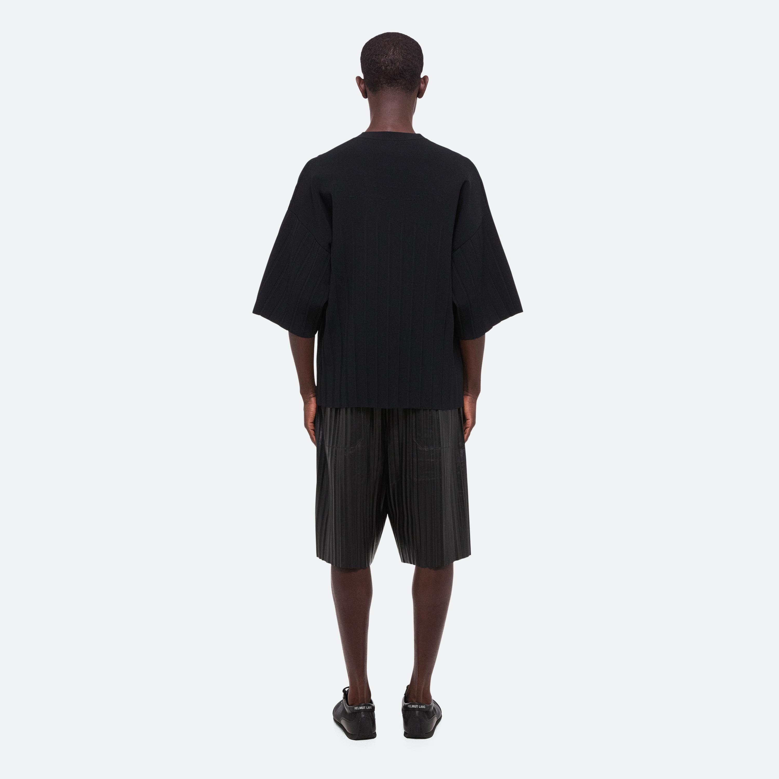 OVERSIZED PLEATED TEE - 5