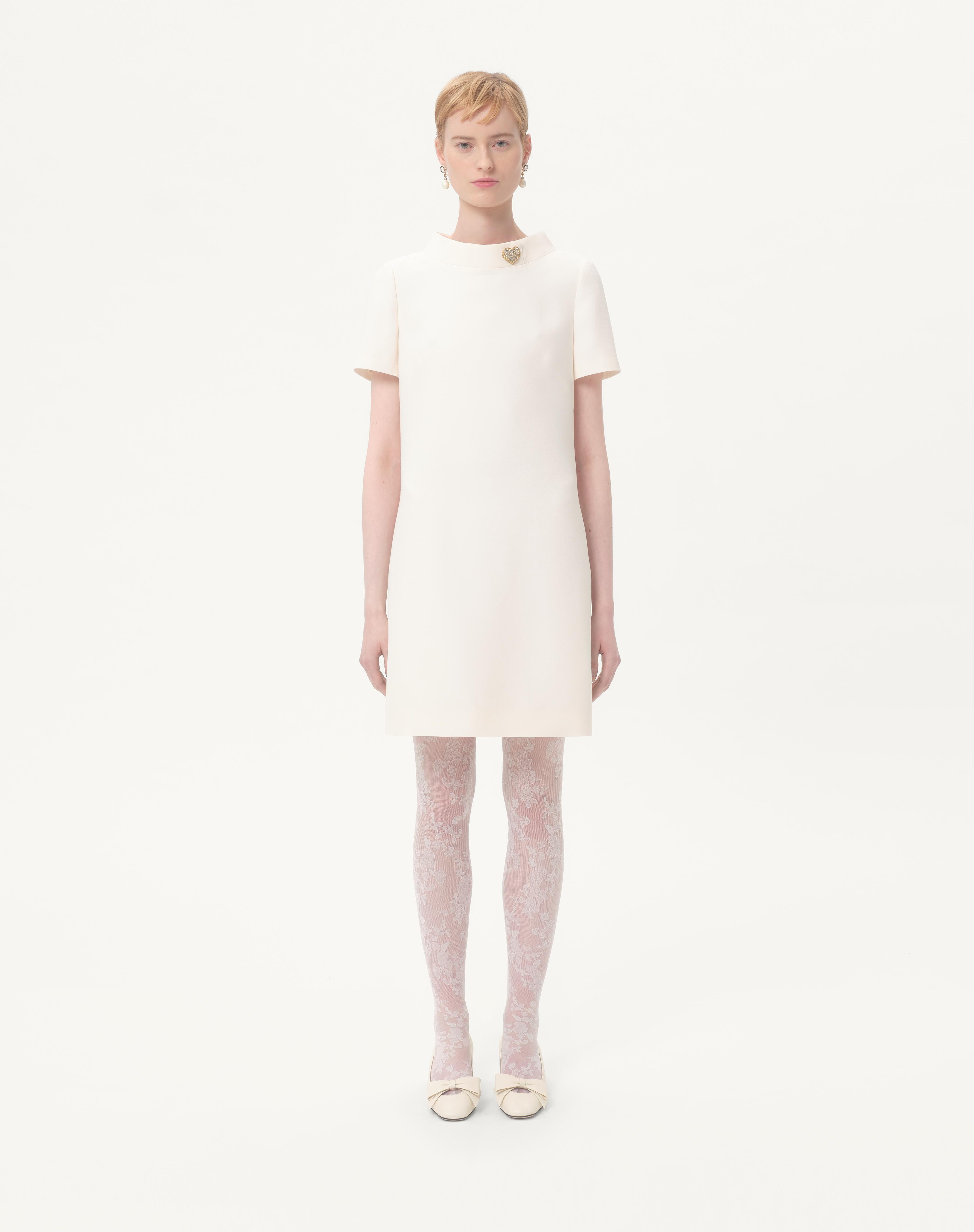 CREPE COUTURE SHORT DRESS - 5