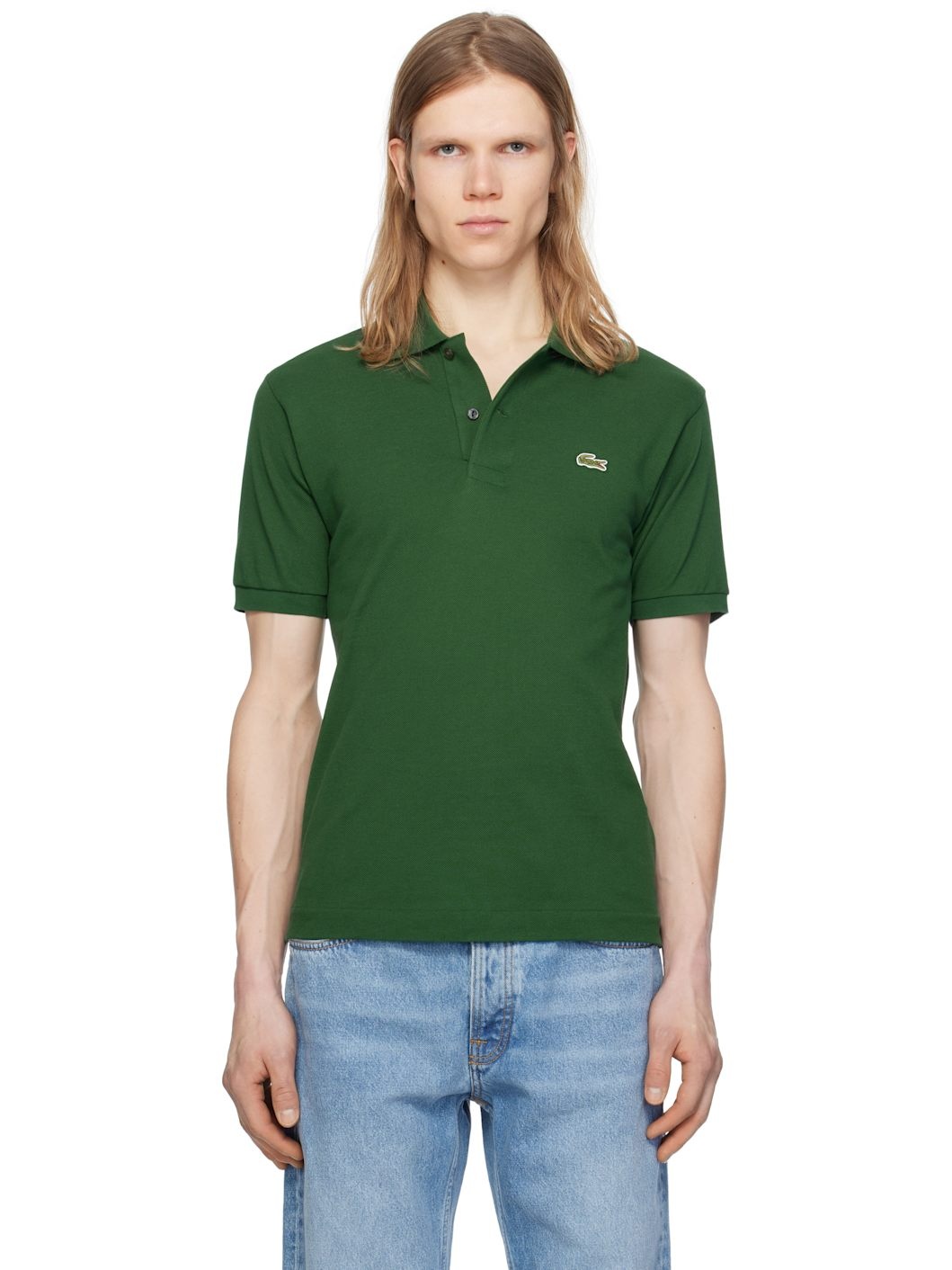 Green Classic Fit Original L.12.12 Polo - 1