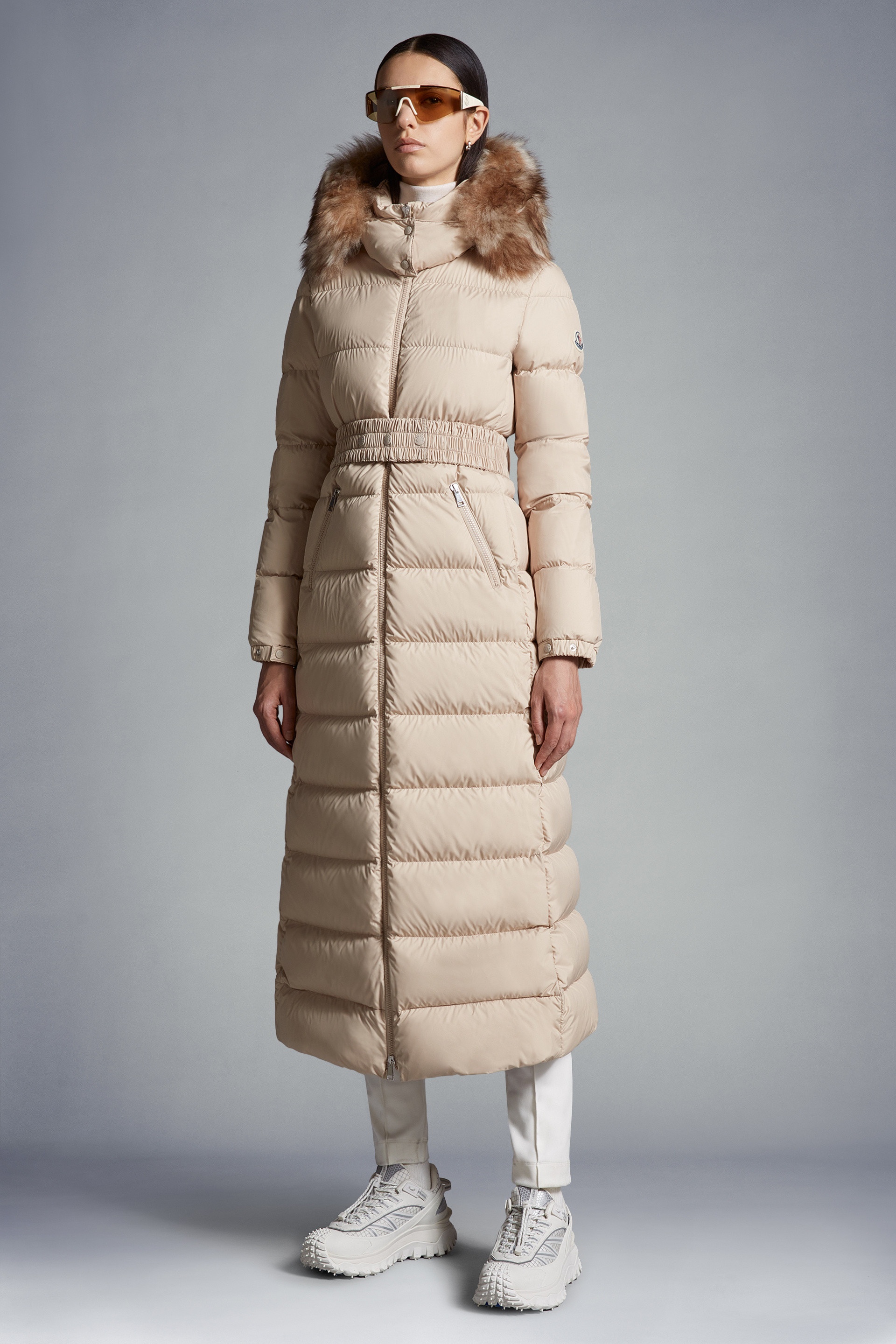 Moncler Fudson Long Down Jacket | moncler | REVERSIBLE