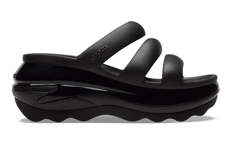 Crocs Mega Crush Triple Strap 'Black' 209842-001 - 2