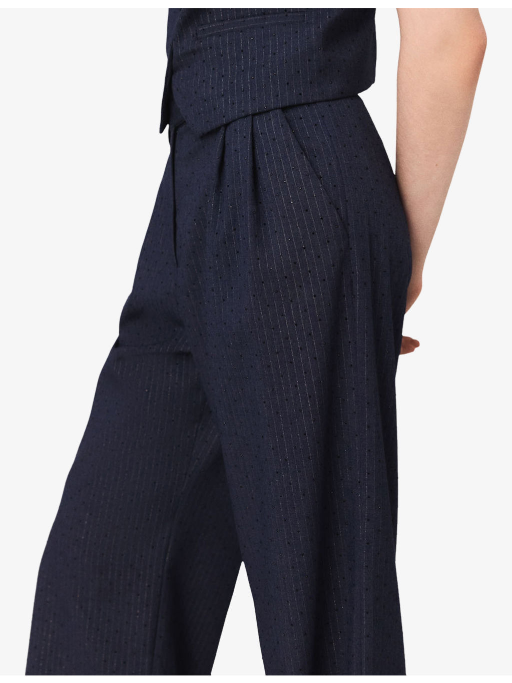 Rhinestone suit trousers - 5