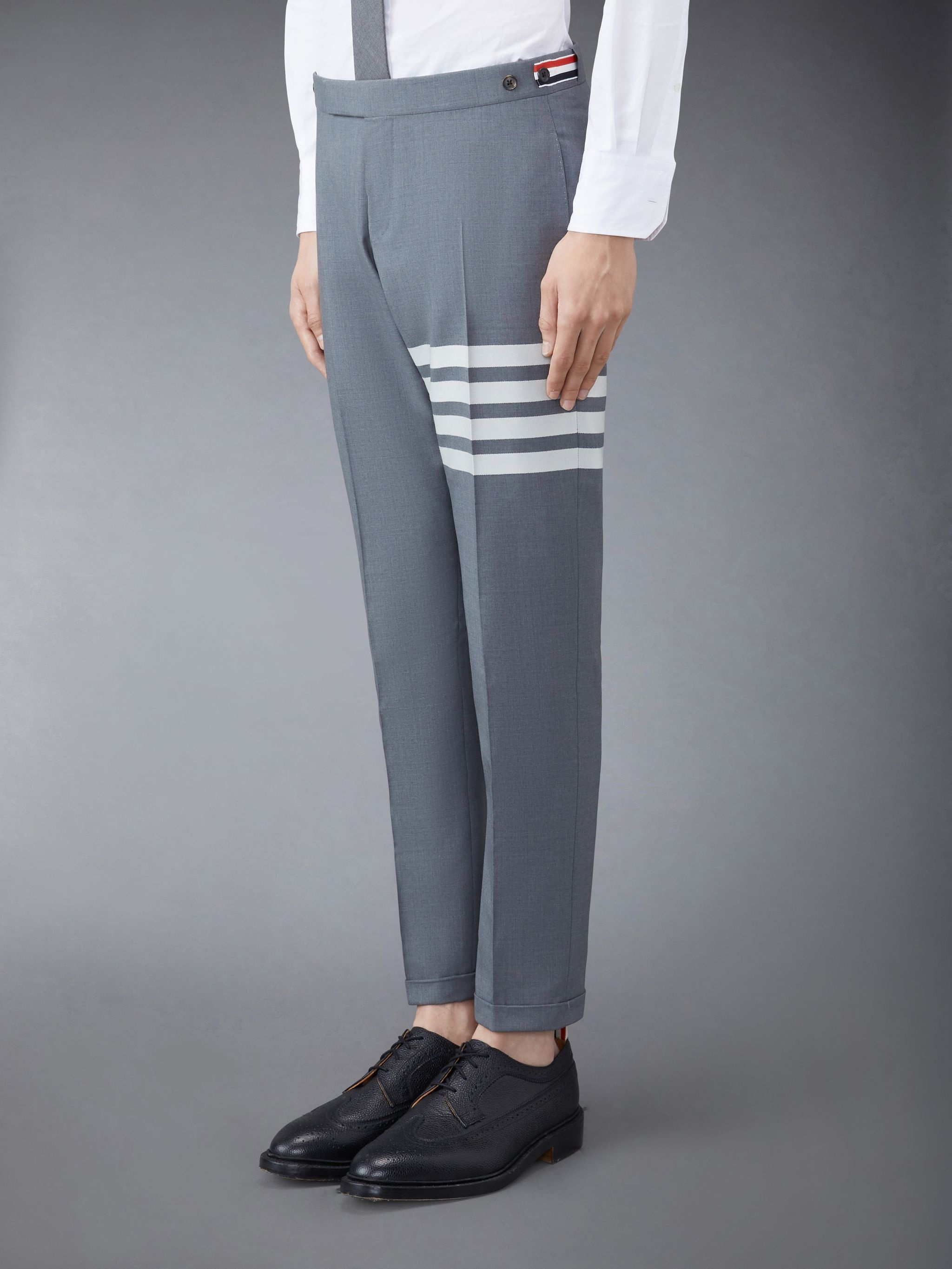 4-Bar low-rise trousers - 2