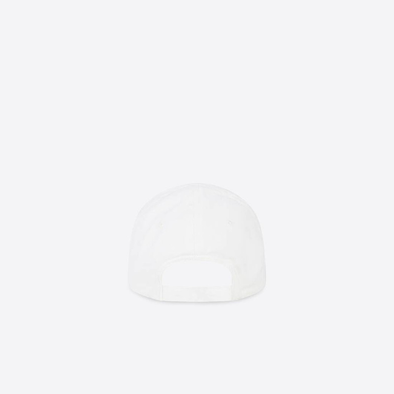 BALENCIAGA Resorts Cap in White/black outlook