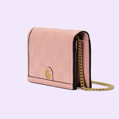 GUCCI GG Matelassé chain wallet outlook