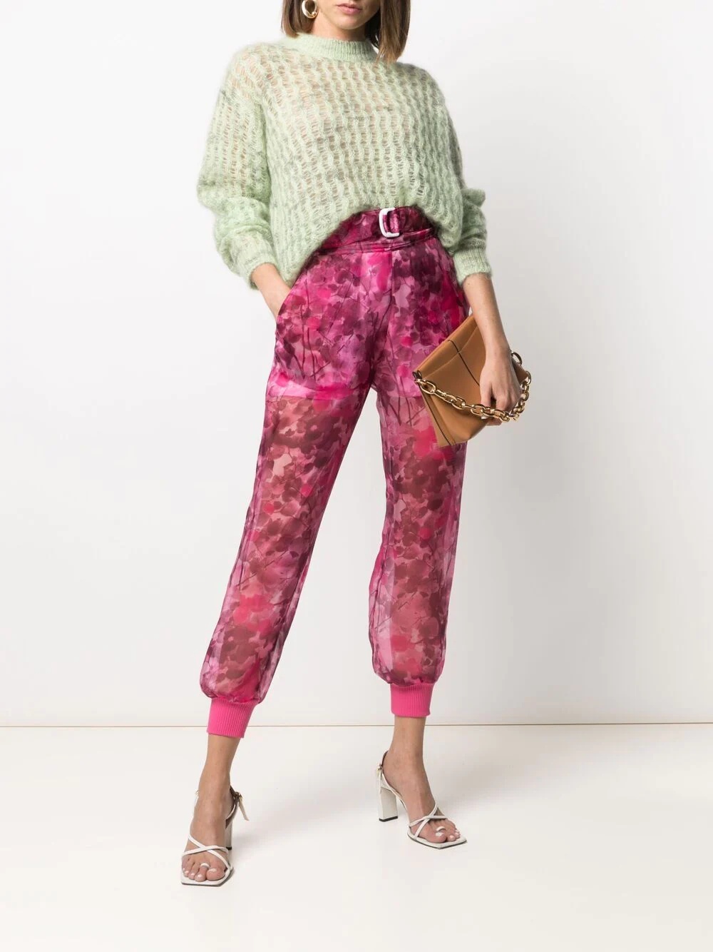 Blossom camouflage-print trousers - 2