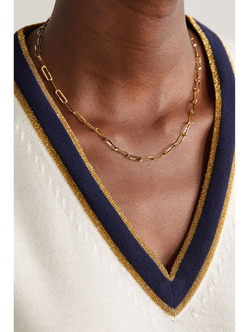 GUCCI Link To Love 18-karat Gold Necklace outlook