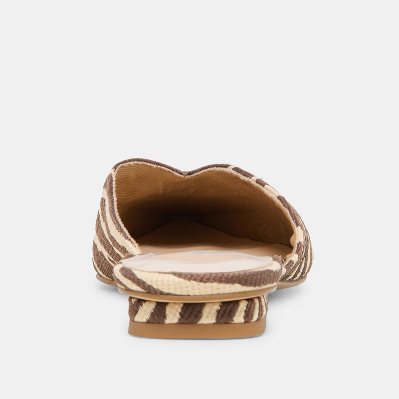 ELM FLATS BEIGE ZEBRA RAFFIA 9