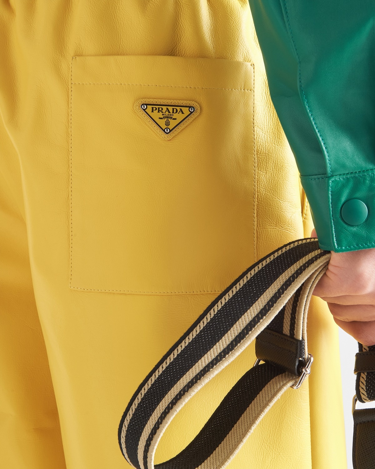 Nappa leather Bermudas - 4