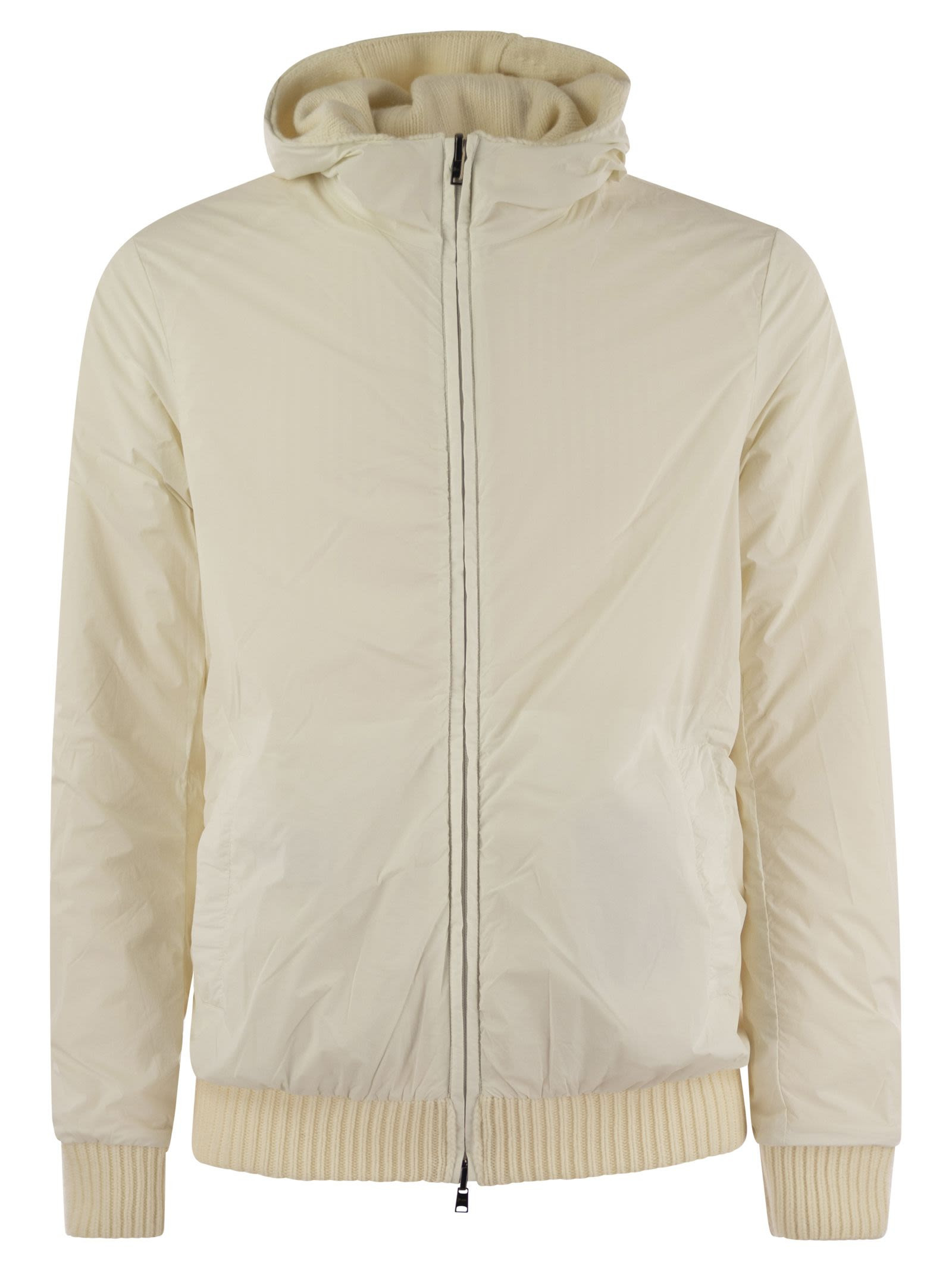 Herno Men Reversible Padded Wool Bomber Jacket - 5