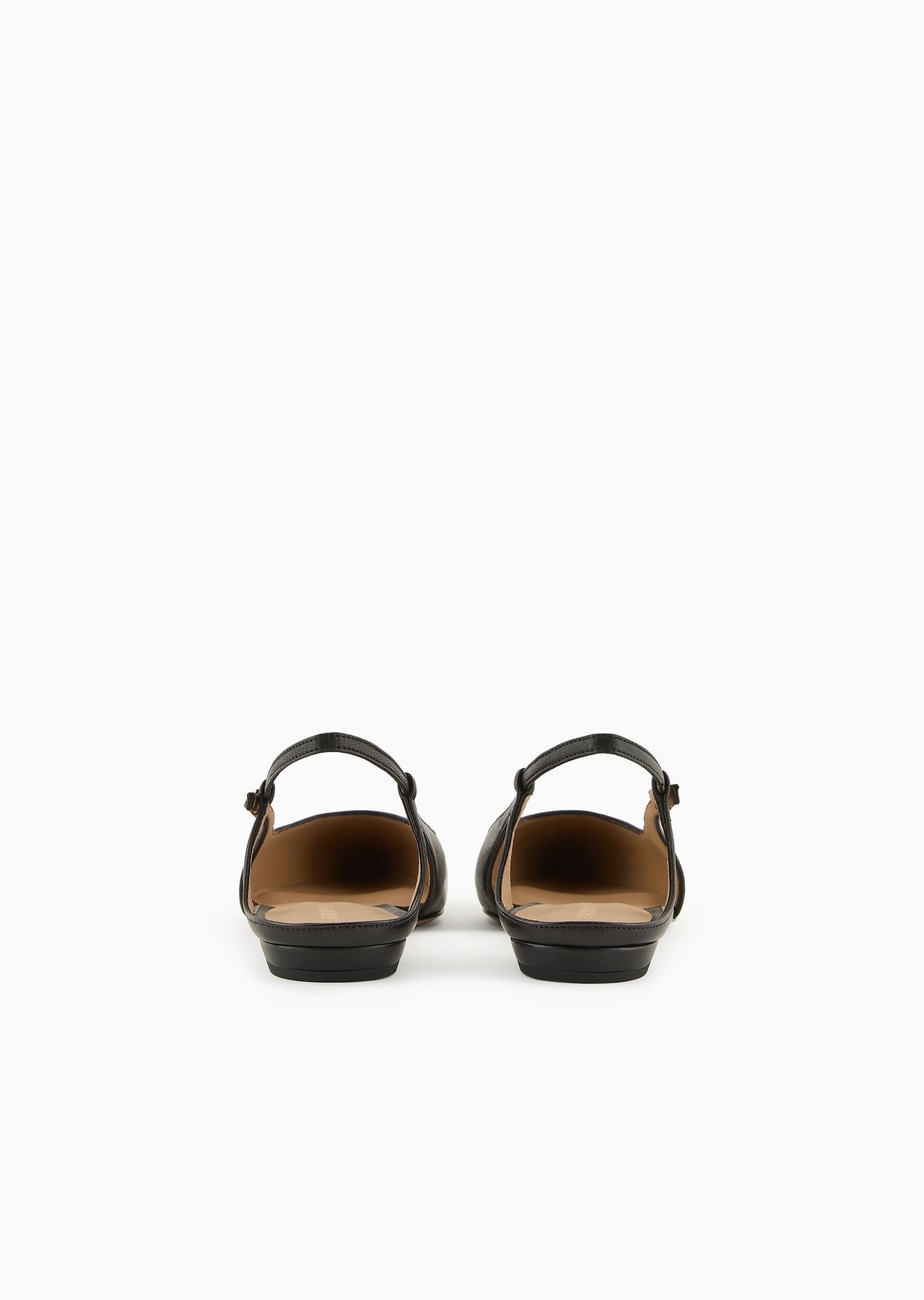 Nappa-leather slingback ballerinas with pointed toe - 4