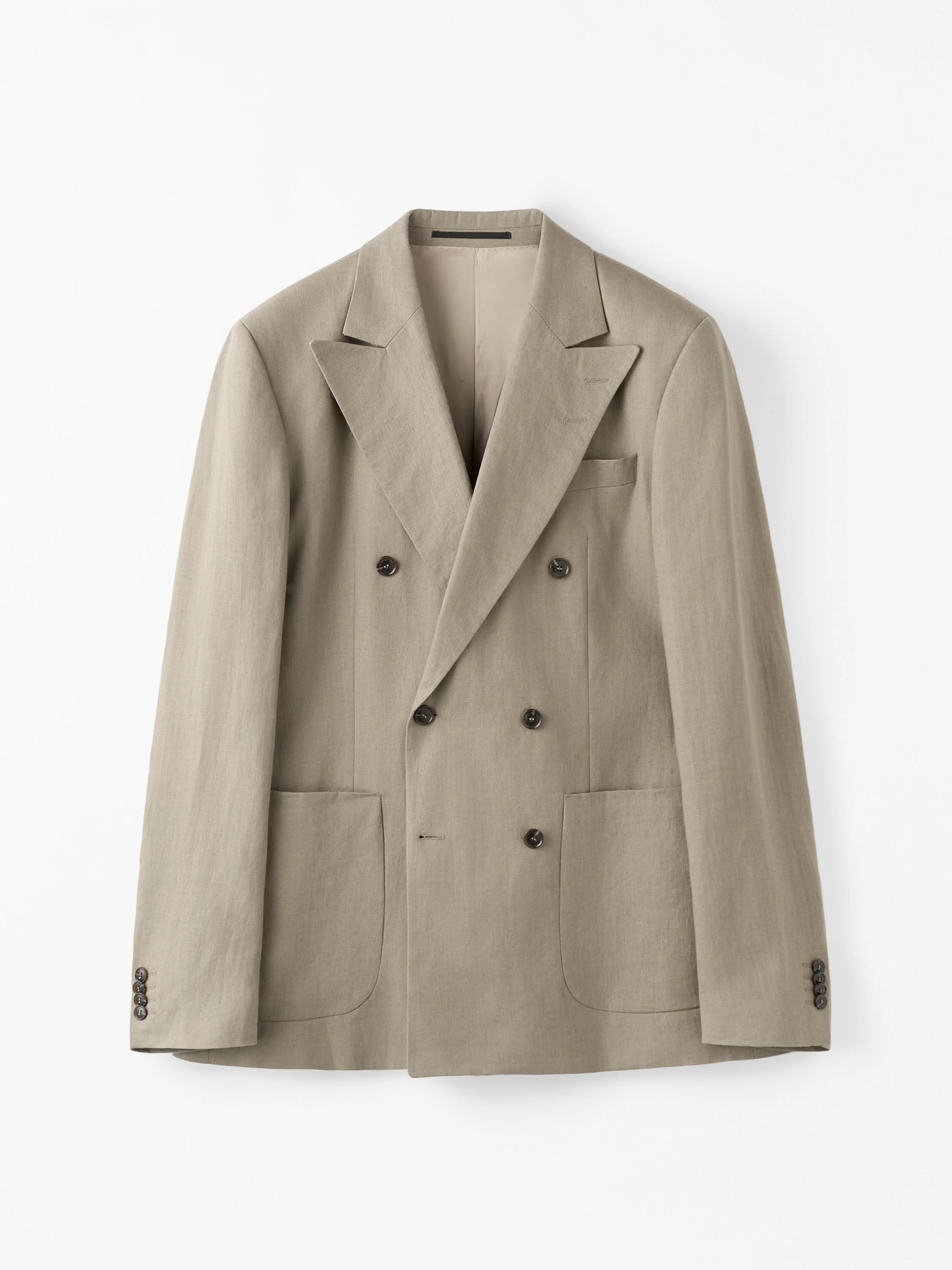 Joachim Double-Breasted Linen Jacket - 1