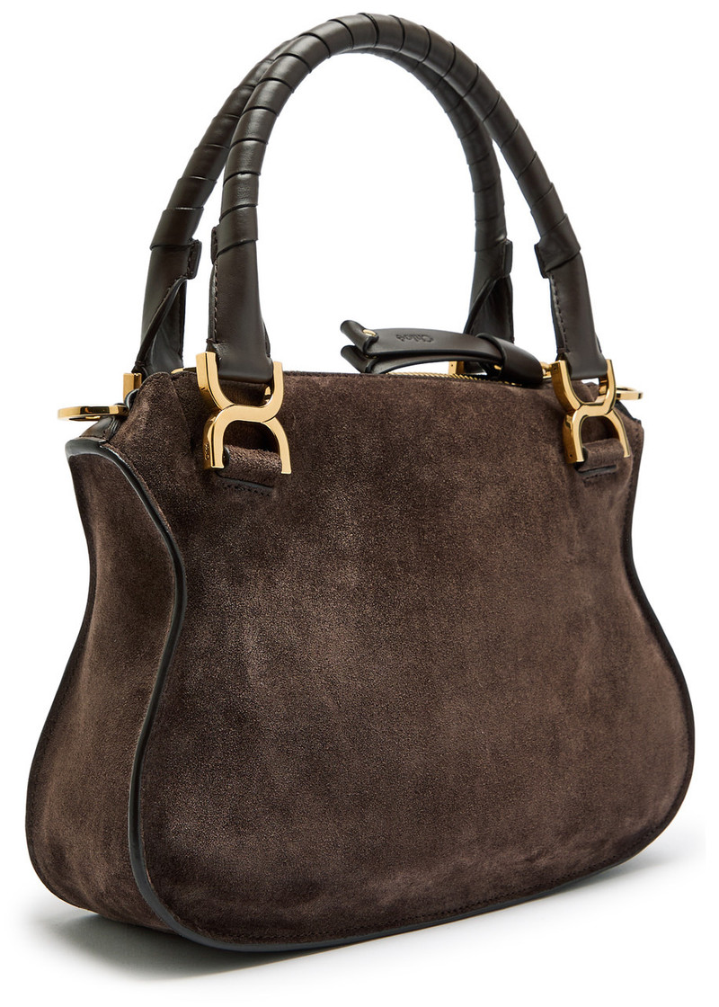 Chloé Chloe Marcie Small Suede Shoulder bag outlook