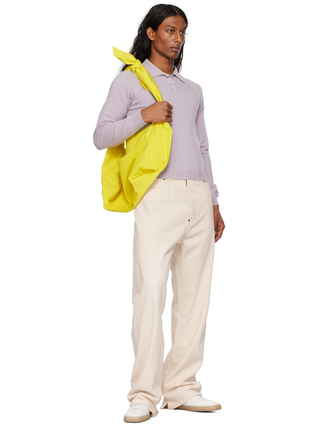SSENSE Exclusive Yellow Cocoon Sac Tote - 4