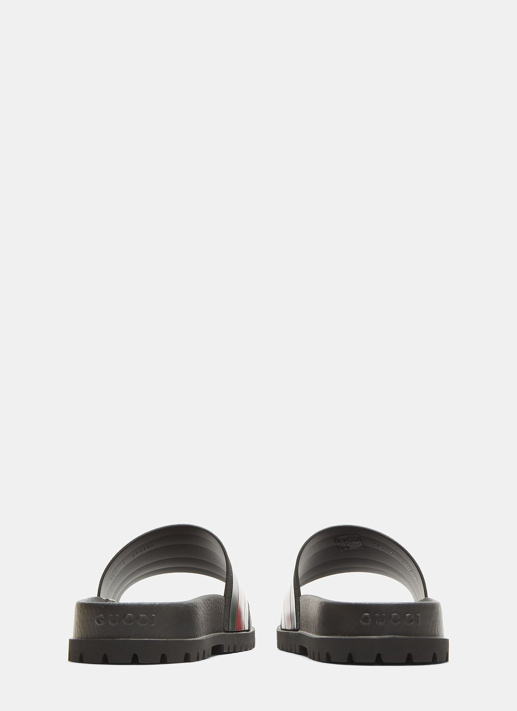 Tricolor Stripe Sandals - 4