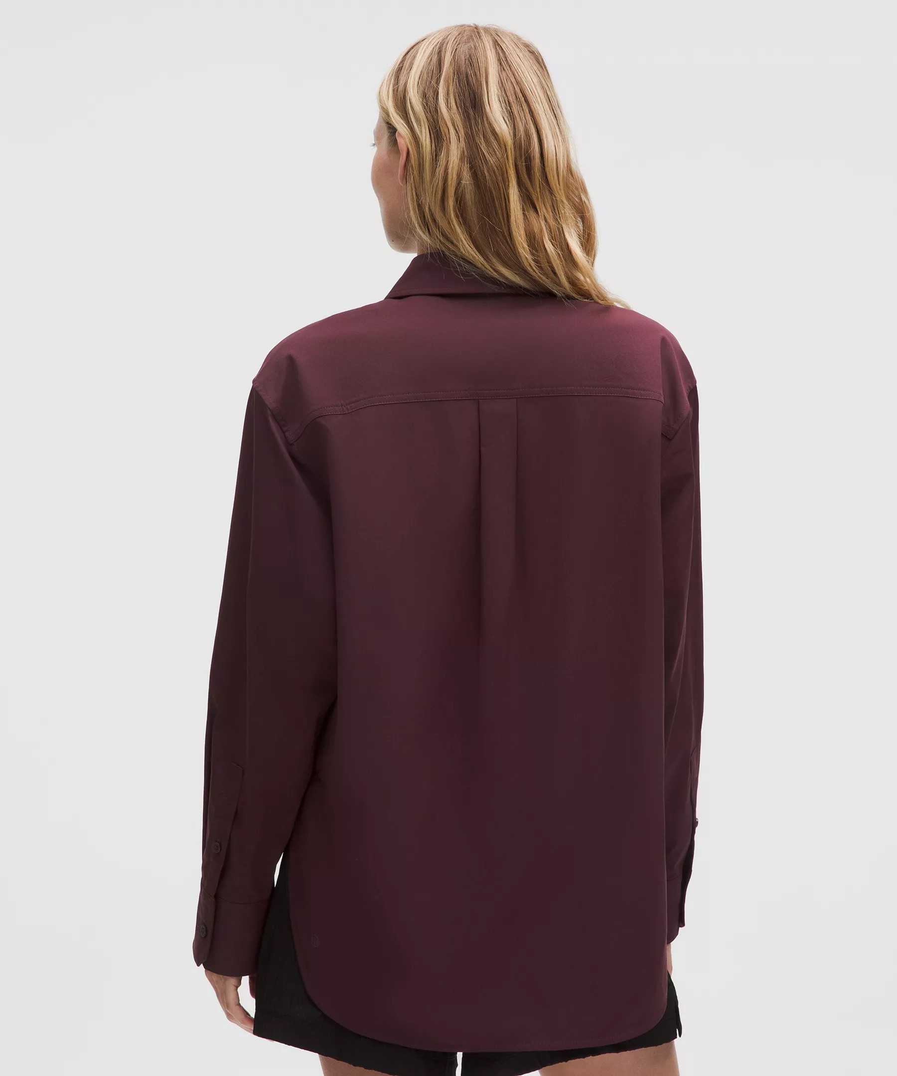 Woven Relaxed-Fit Button-Up Shirt - 3
