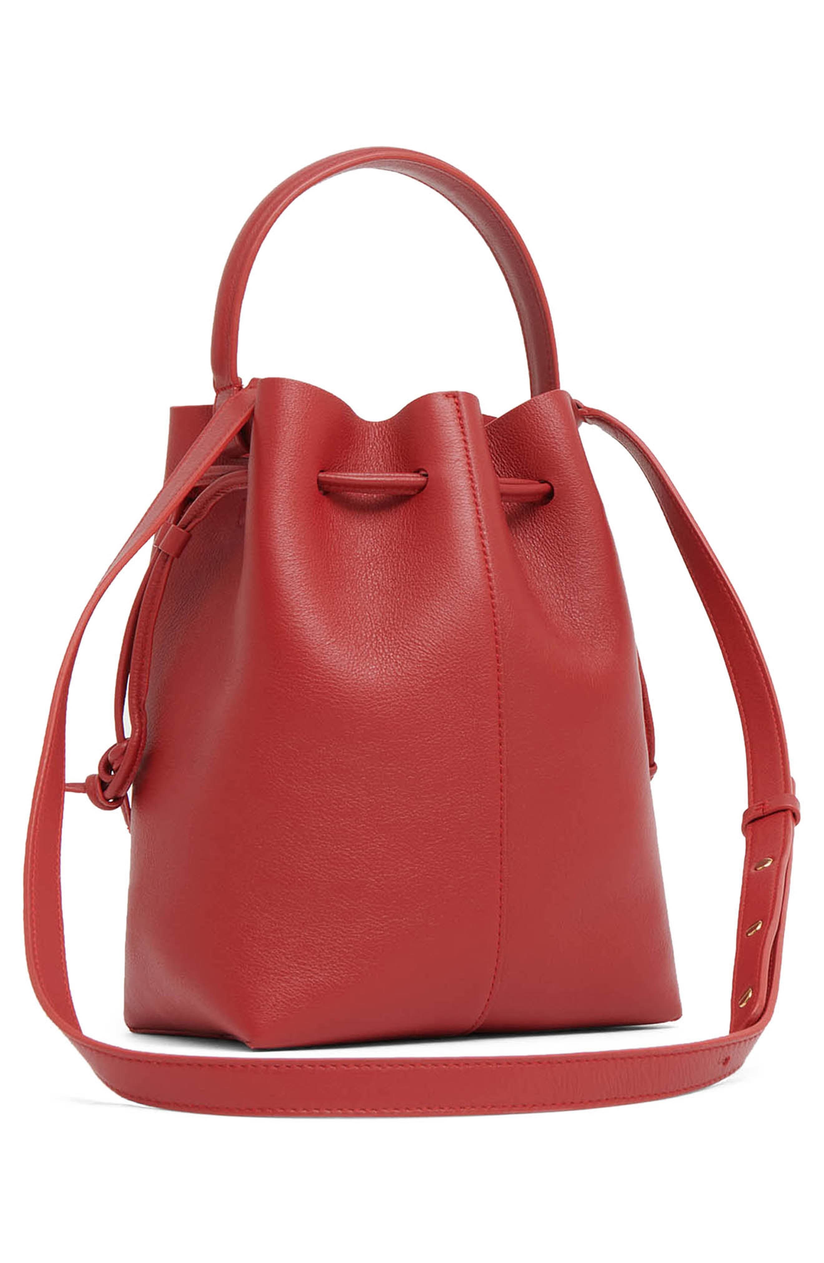 Mansur Gavriel Dea Leather Bucket Bag in Flamma at Nordstrom - 2