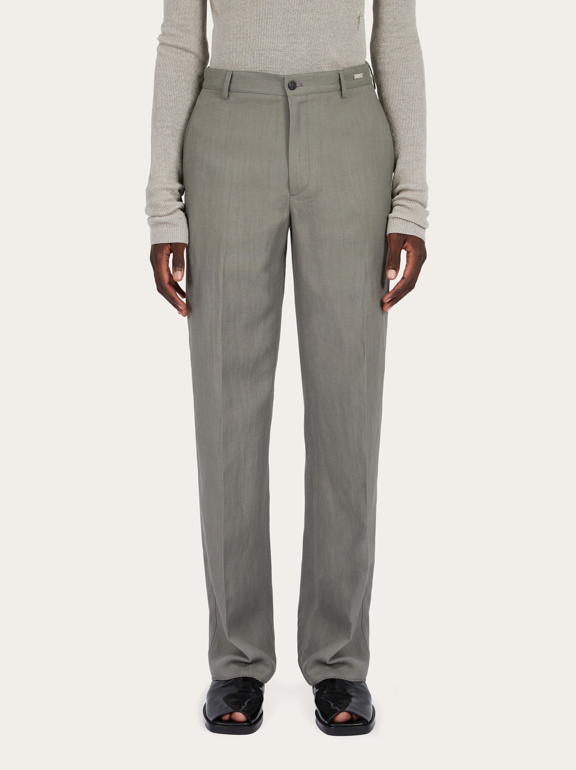Silk and viscose tailored trouser - 2