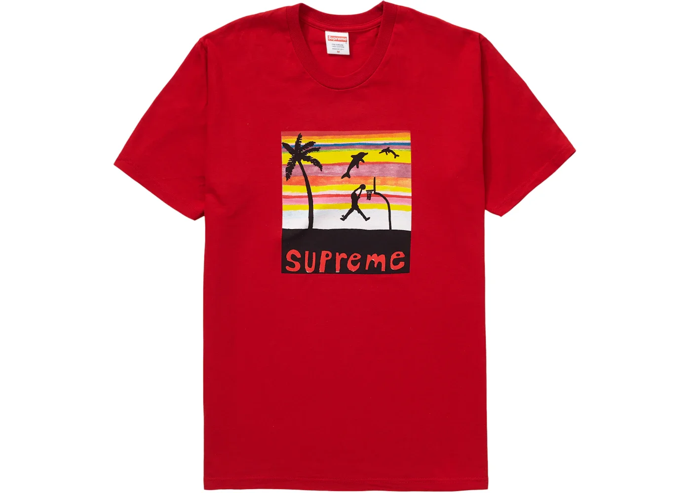 Supreme Dunk Tee Red - 1