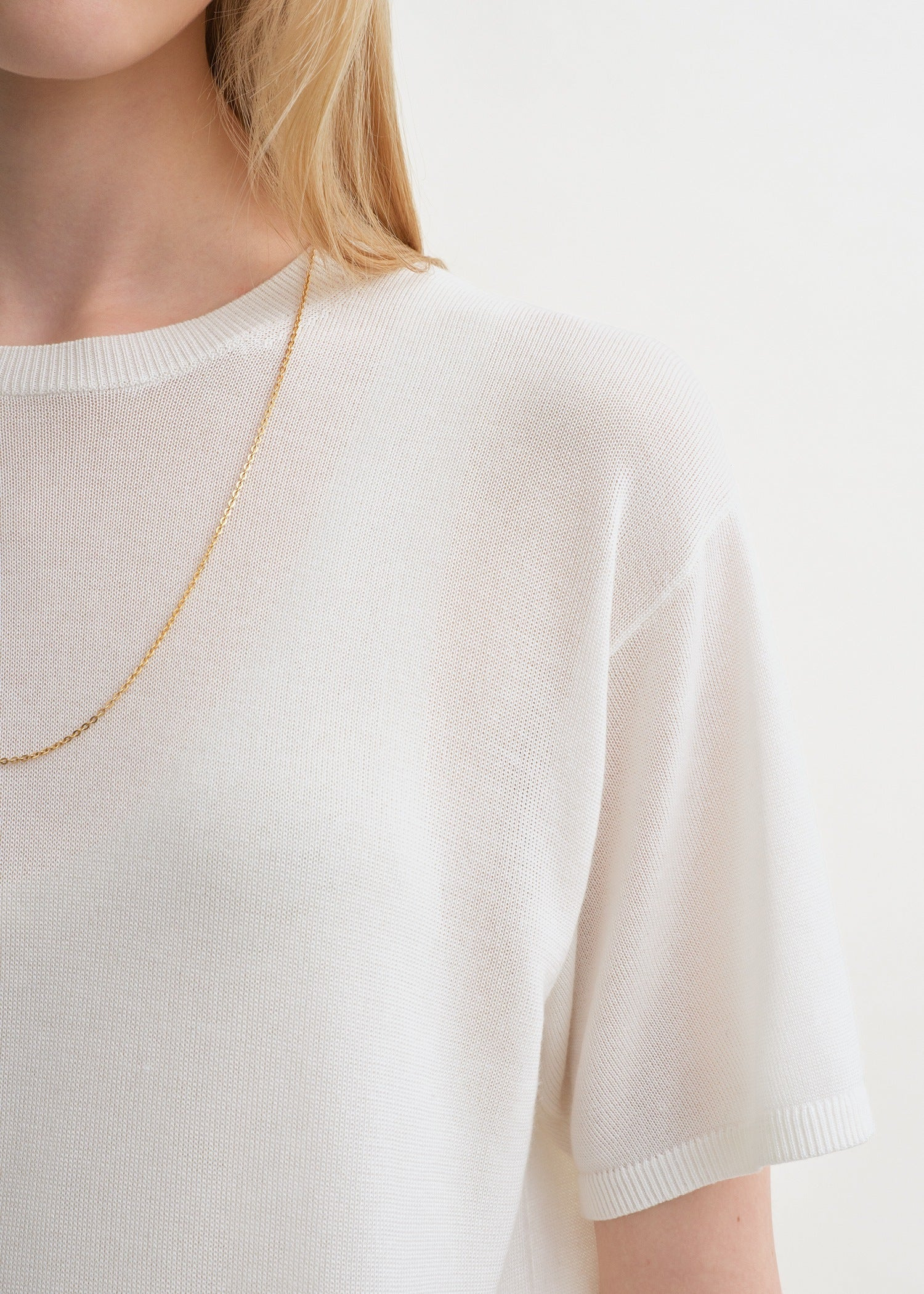 Tee knit white - 3