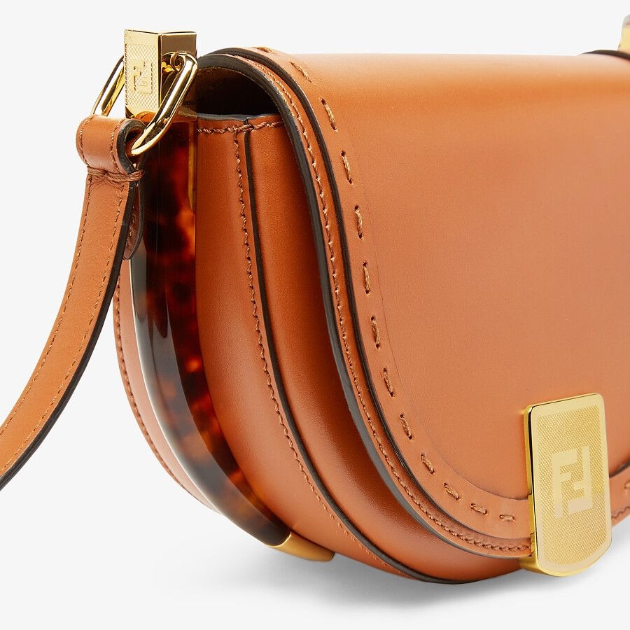 Brown leather bag - 6