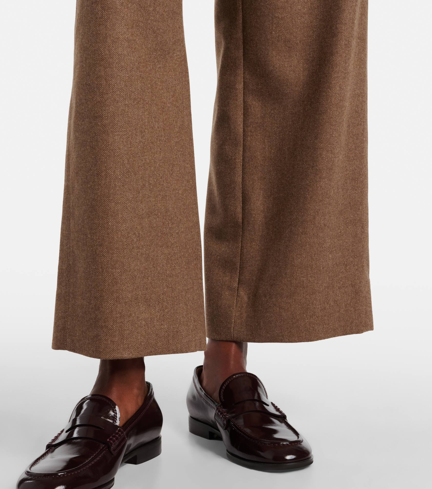 Livio wool and cashmere wide-leg pants - 5