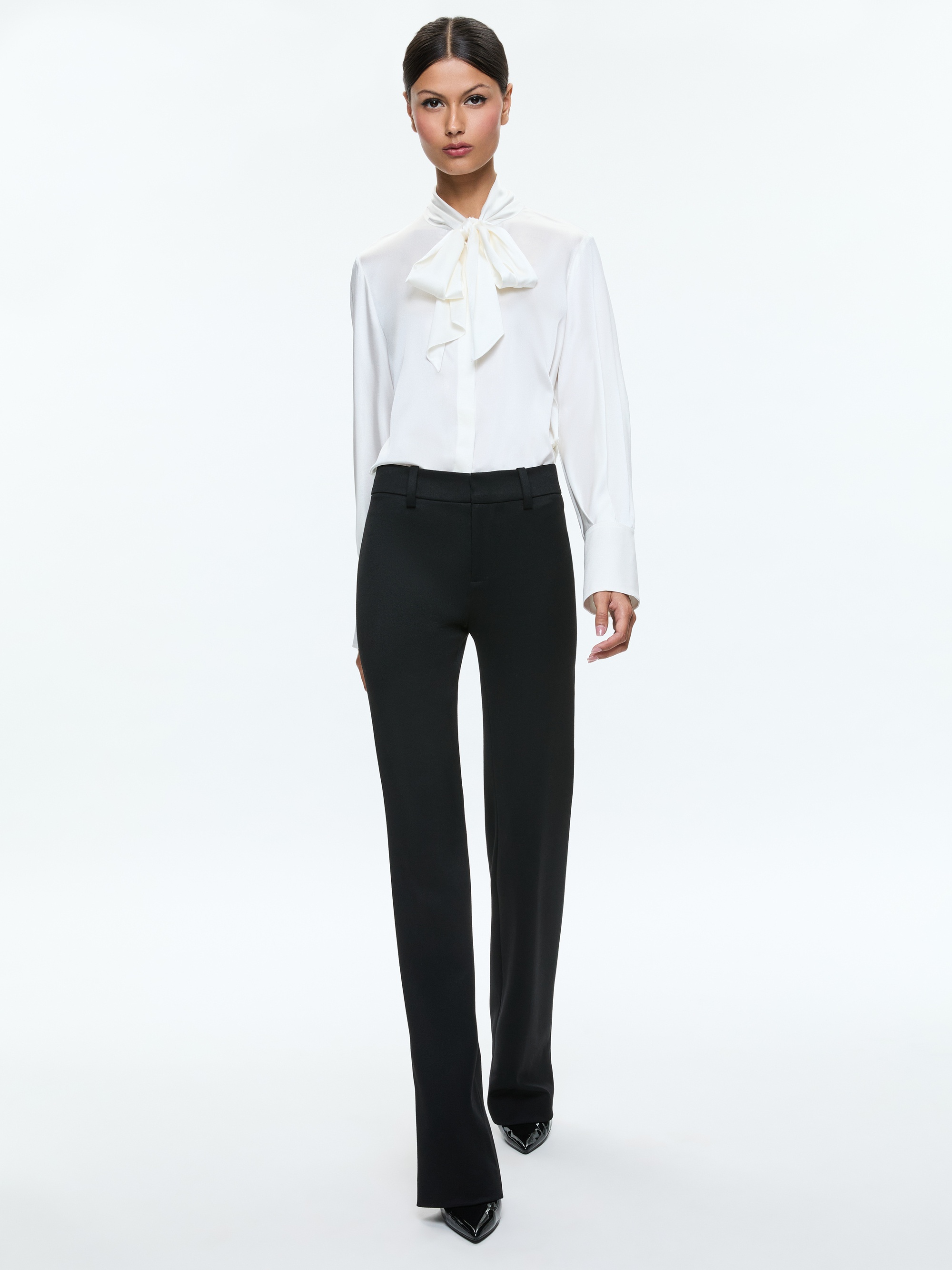 LLOYD SLIT SLEEVE BUTTON DOWN BLOUSE - 6