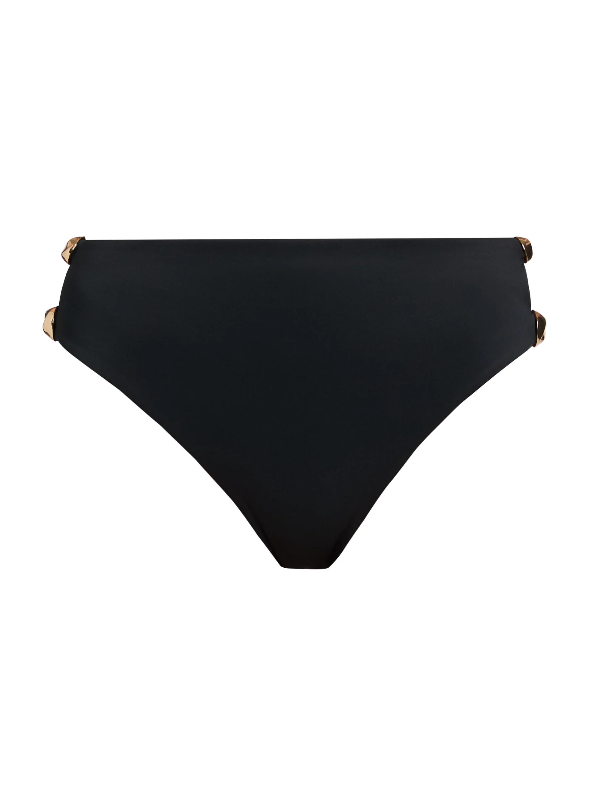 Women's Tyas High-Waist Bikini Bottom - Black - 1