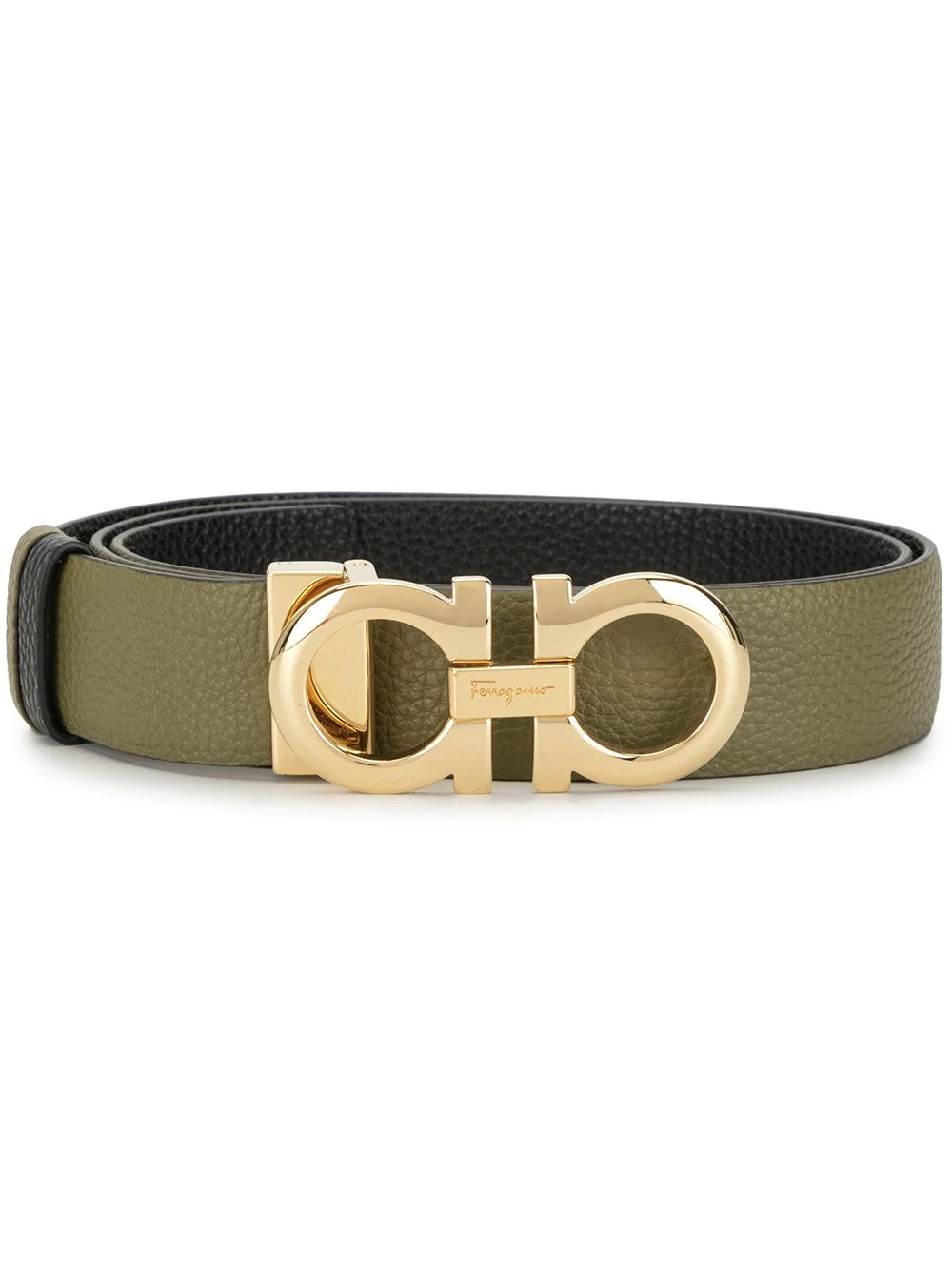 Gancini buckle reversible belt - 1