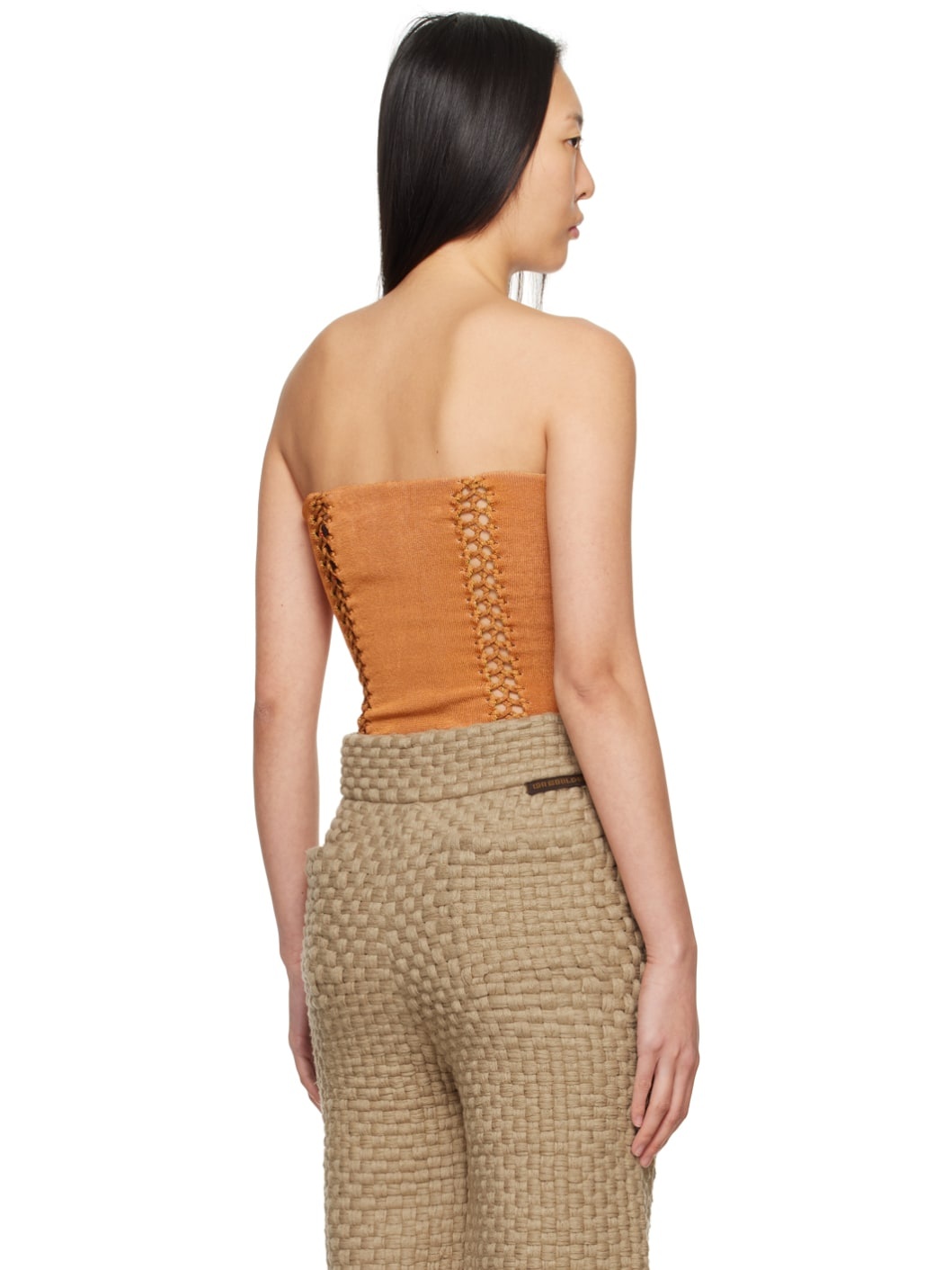 SSENSE Exclusive Orange Versatile Tube Top - 3