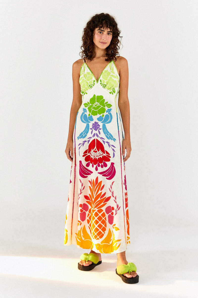 Tropical Graphic Maxi Dress 5