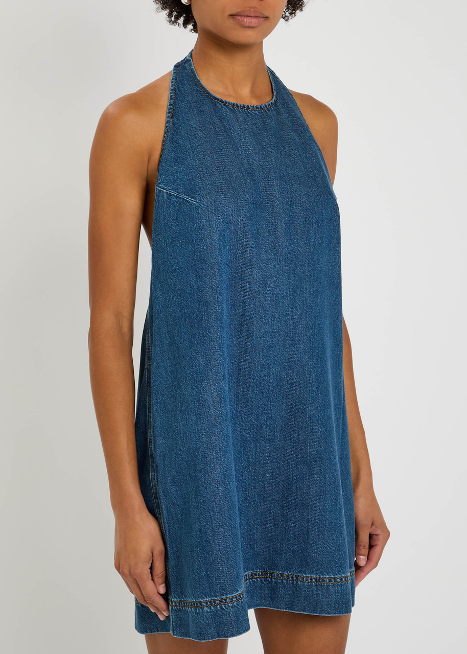 Reformation Avielle Denim Mini Dress - 2