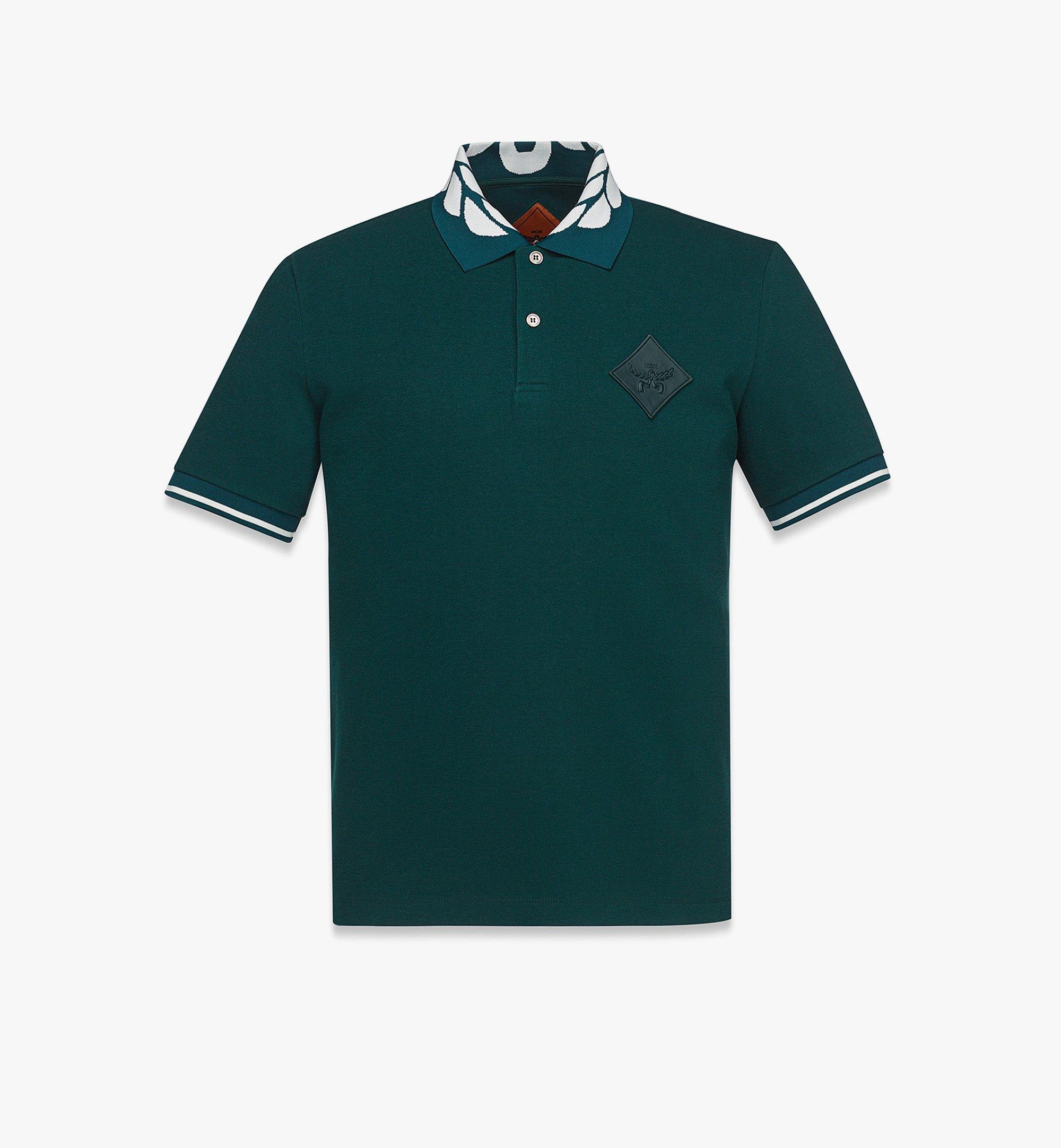 Intarsia Laurel Piqué Polo - 1