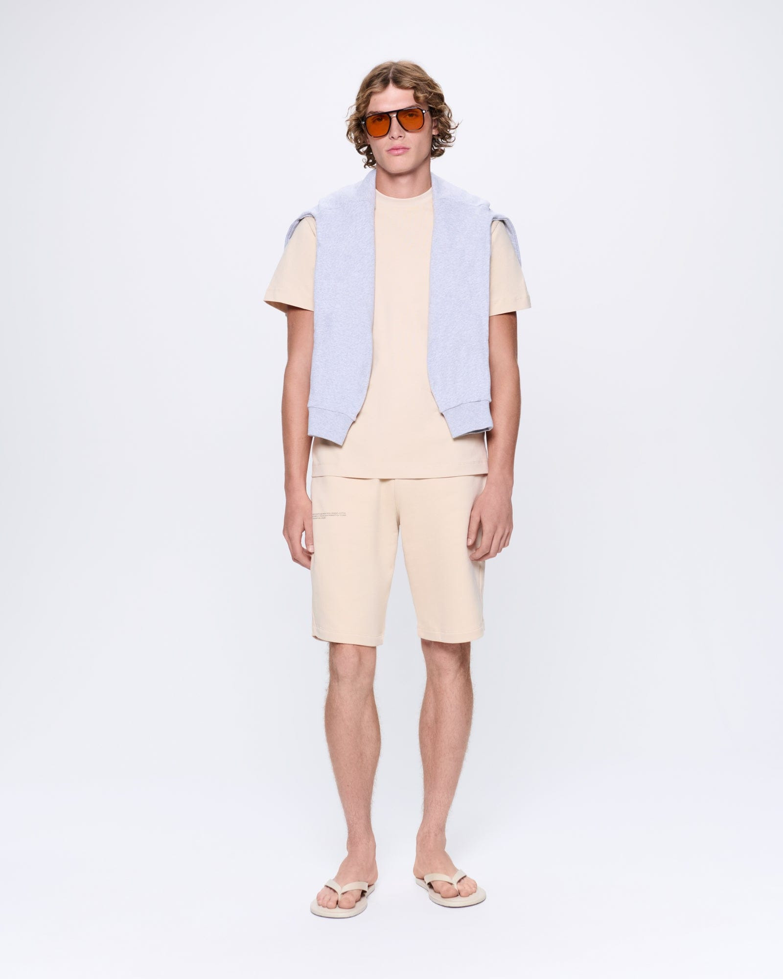 Mens 365 Midweight T-shirt - Sand - 3