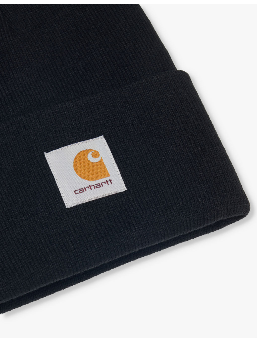 Acrylic Watch logo-patch knitted beanie hat - 2
