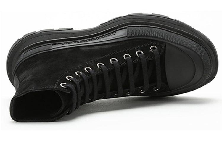 Alexander McQueen Tread Slick Boot 'Triple Black' 627206WHBGU1081 - 5