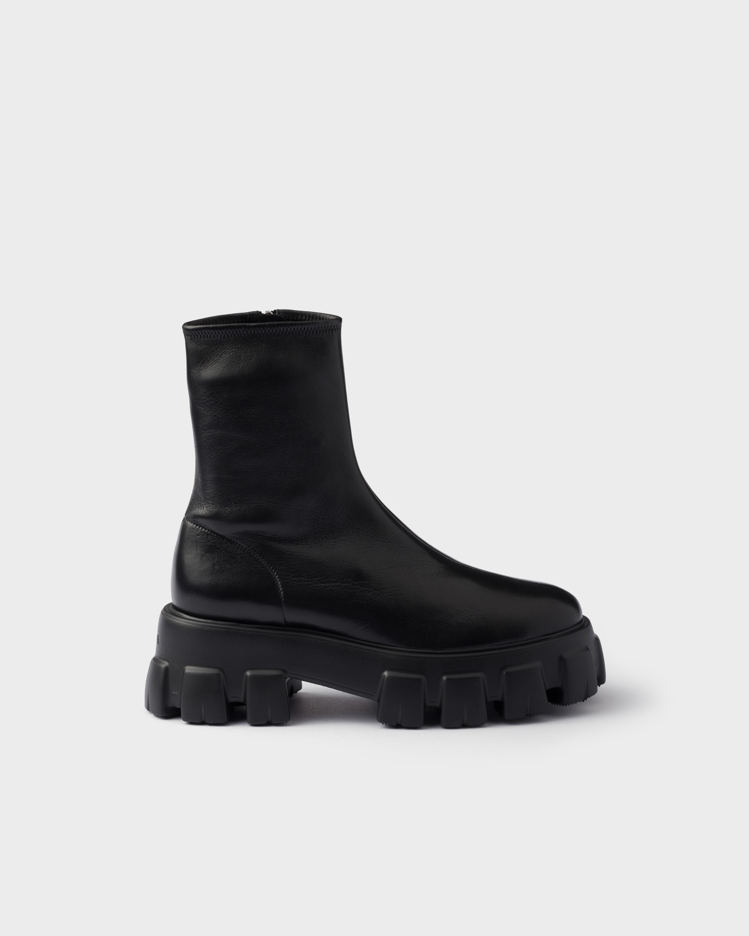 Monolith stretch nappa leather booties - 2