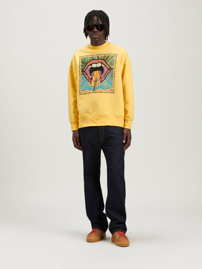 Palm Angels Crazy Mouth Crewneck outlook
