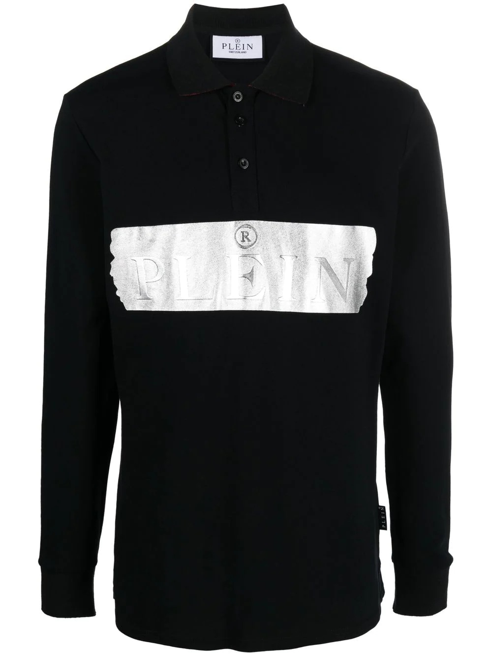 logo-print polo shirt - 1