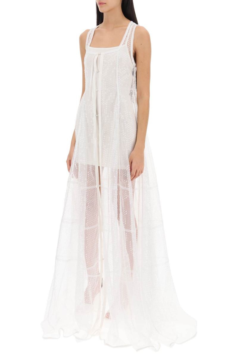 Jacquemus LA ROBE DENTELLE MAXI SEQUINED DRESS - 4