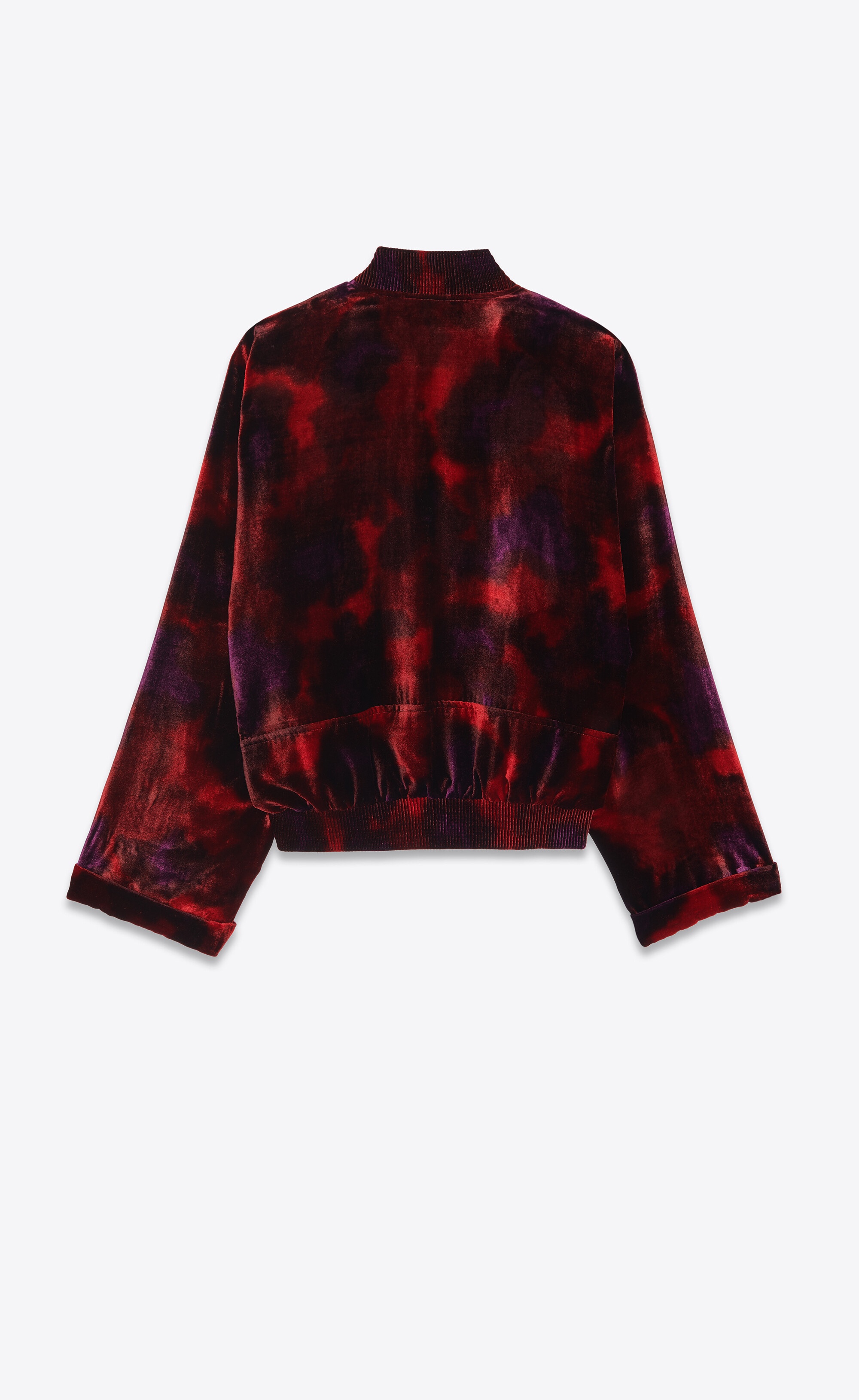 teddy jacket in velvet - 2