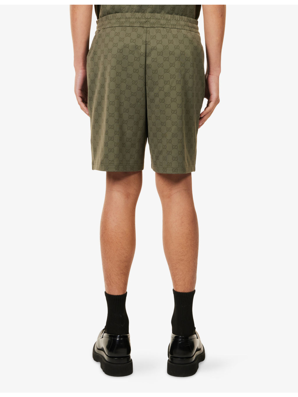 Logo-Print Jacquard Woven Shorts - 4