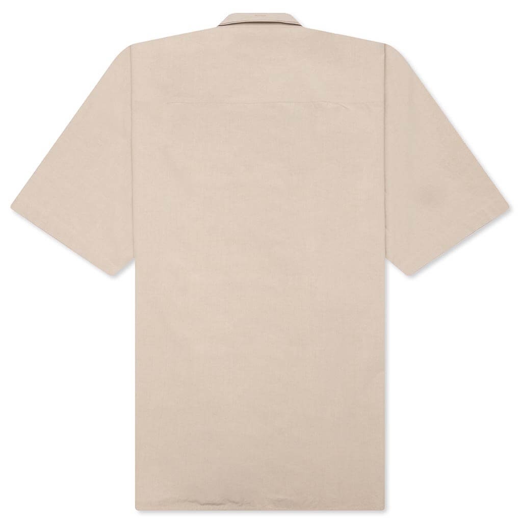 DOUBLE LAYER COTTON POPLIN SHIRT - POWDER GREEN - 2