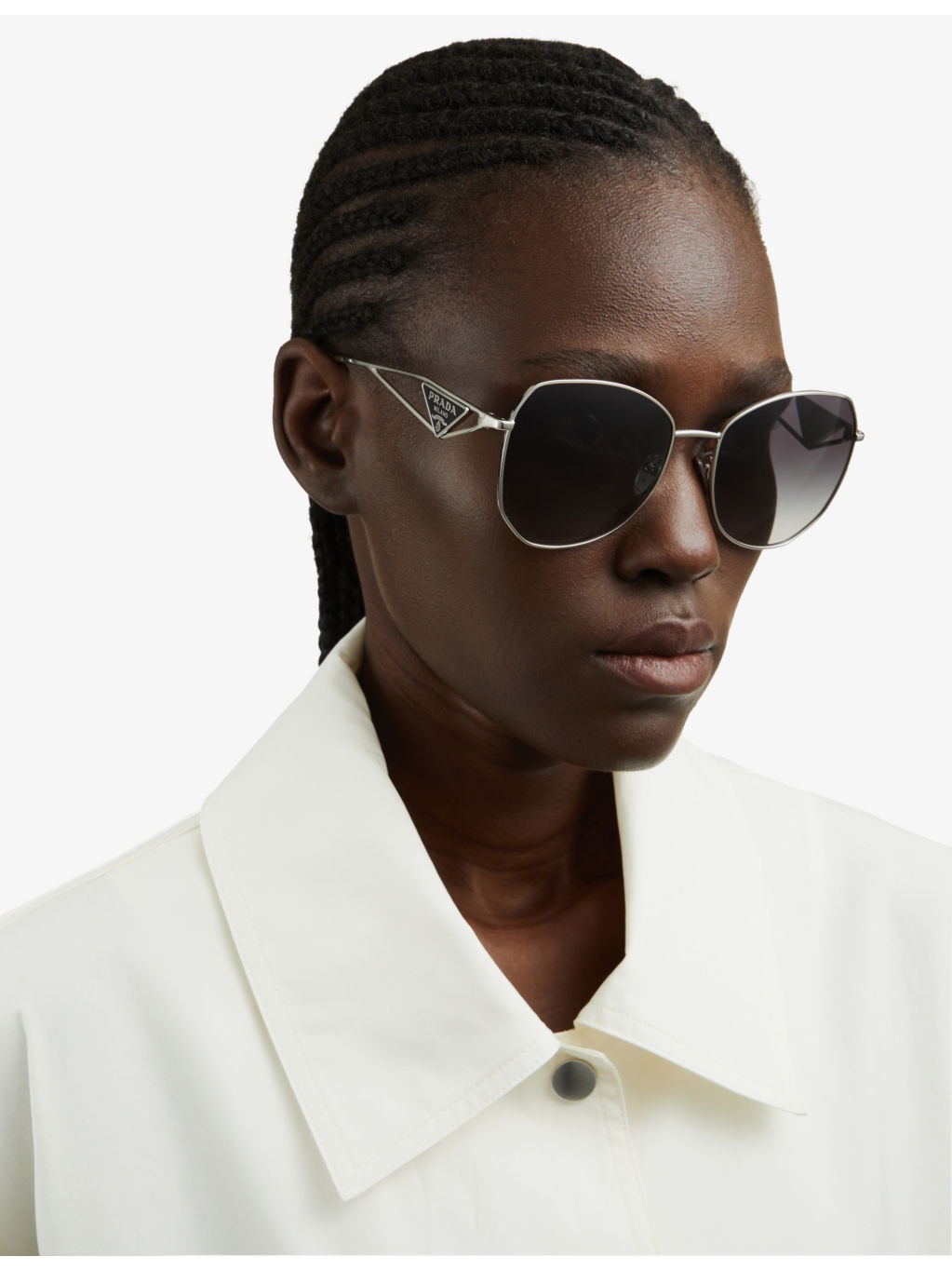 PR 57YS aviator steel and polyamide sunglasses - 2