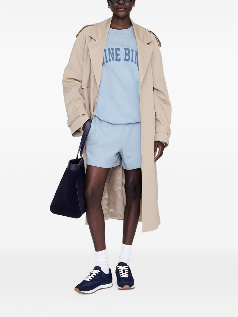 ANINE BING framed monogram kam shorts outlook